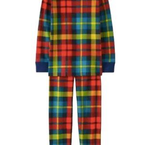 Hanna Andersson Raibow Plaid PJs - Red, Yellow, Blue, Green